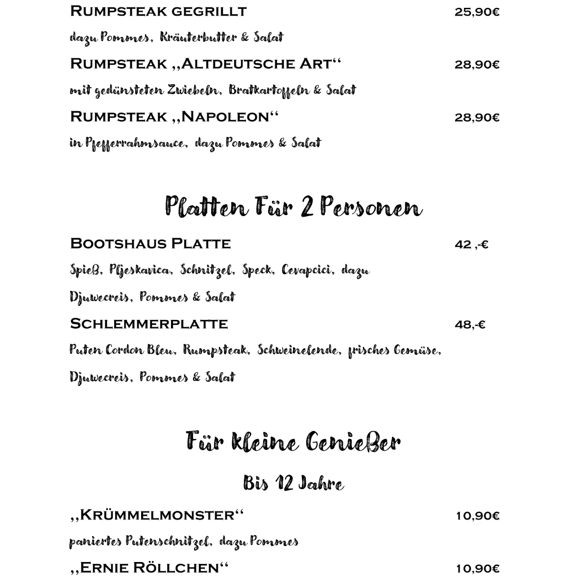 Speisekarte photo 7