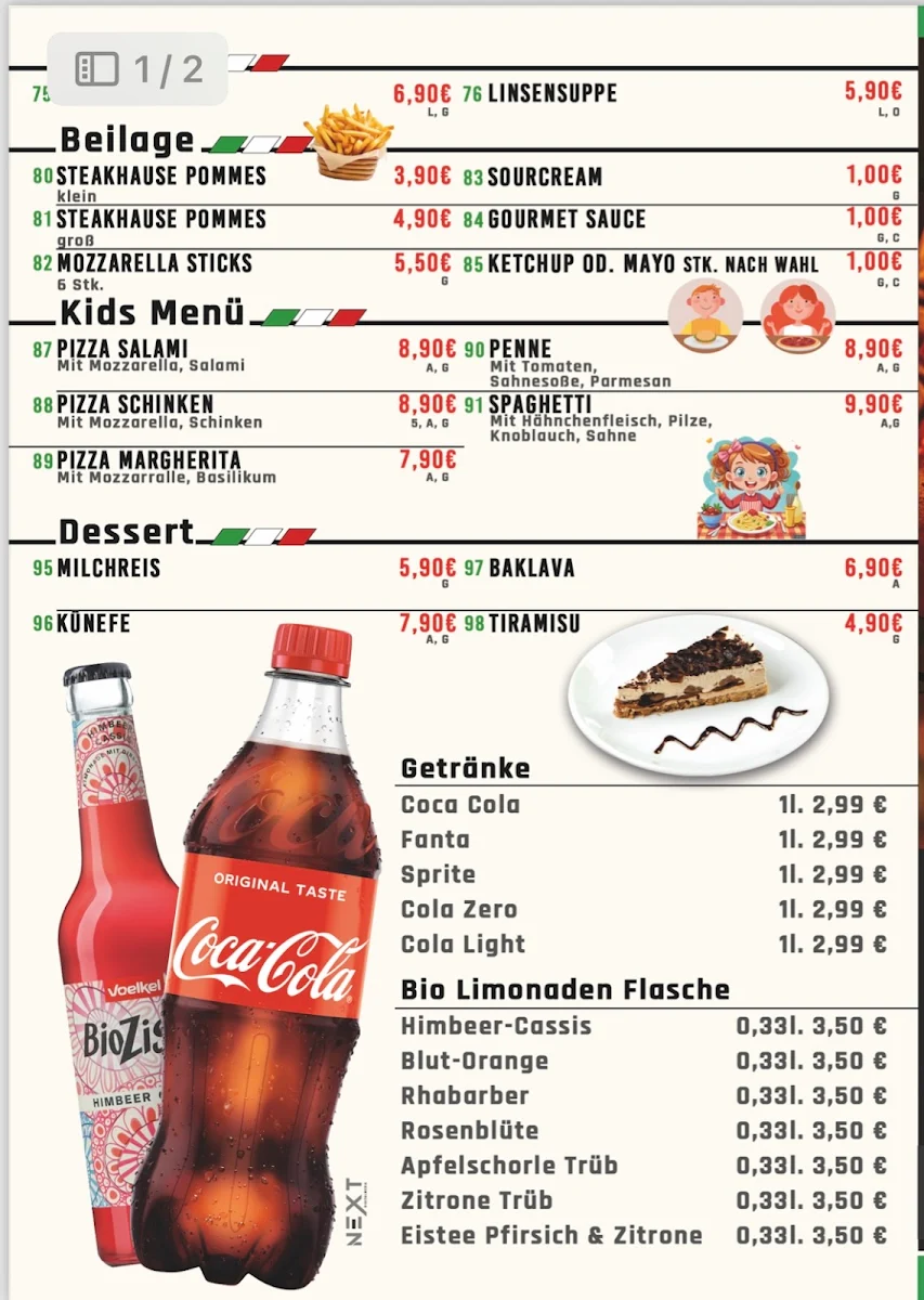 Speisekarte photo 3