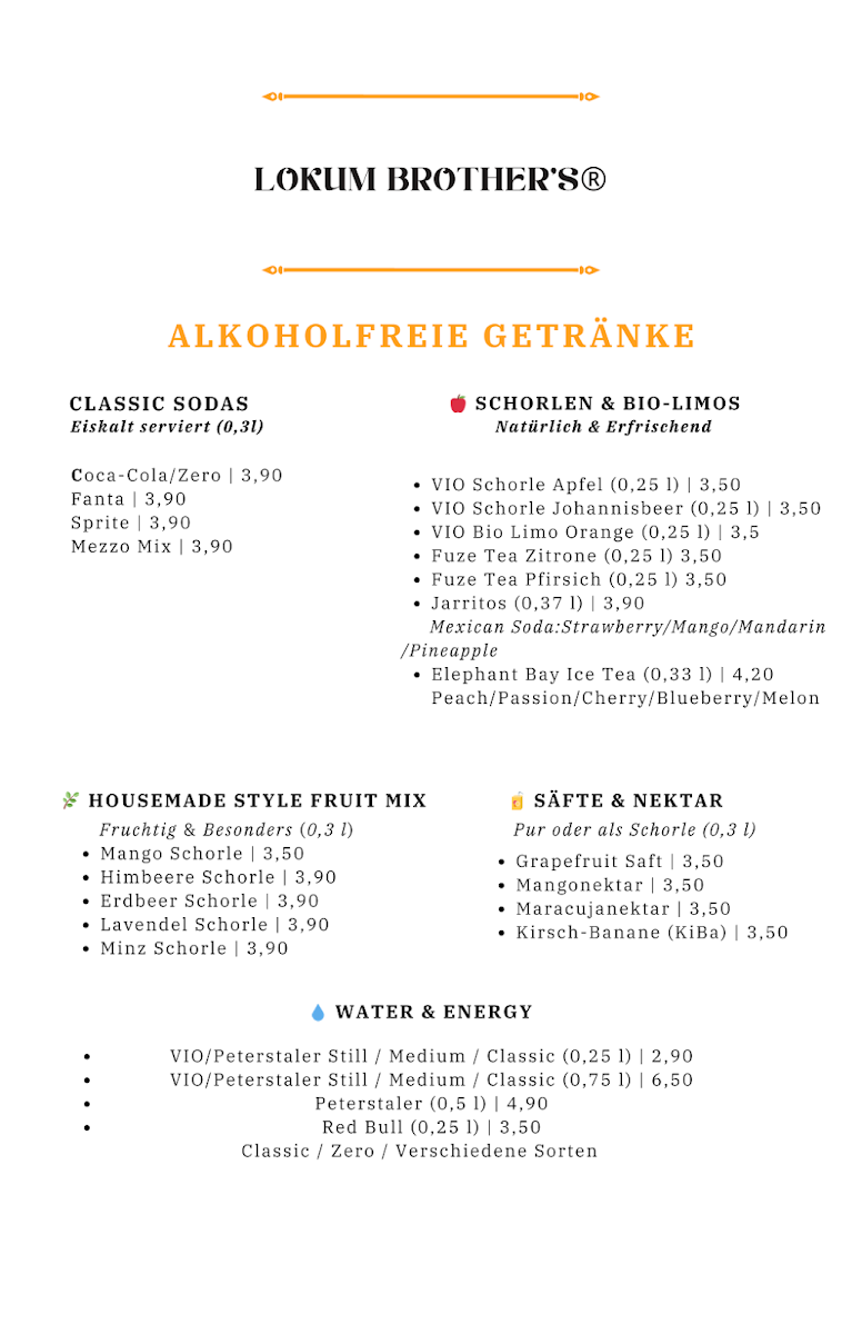 Speisekarte photo 1