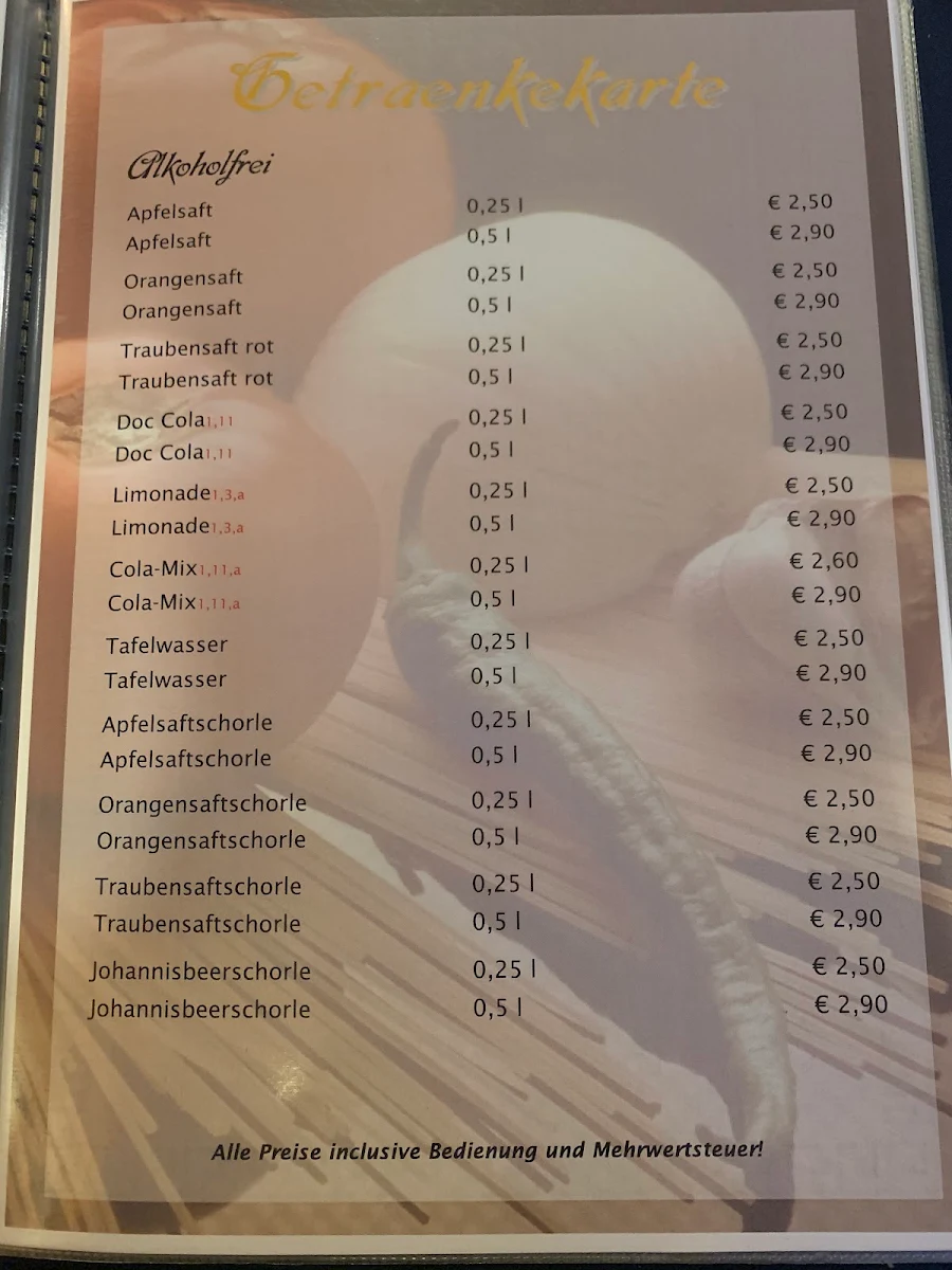 Speisekarte photo 6