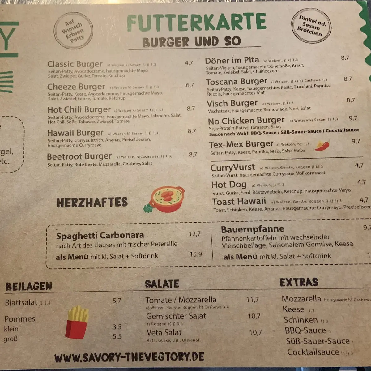 Speisekarte photo 2