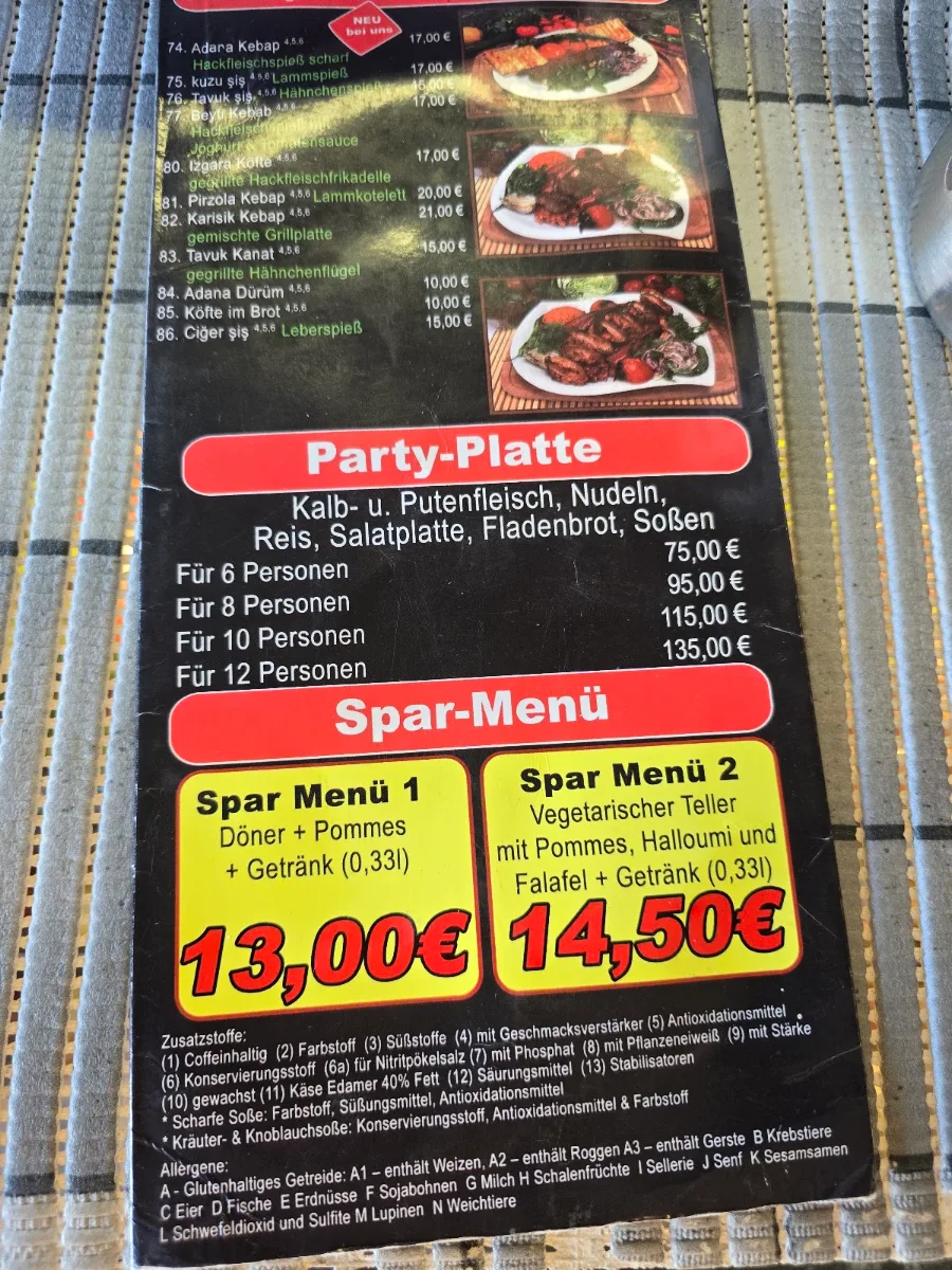 Speisekarte photo 1