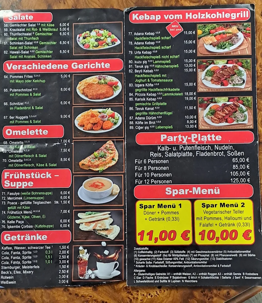 Speisekarte photo 2