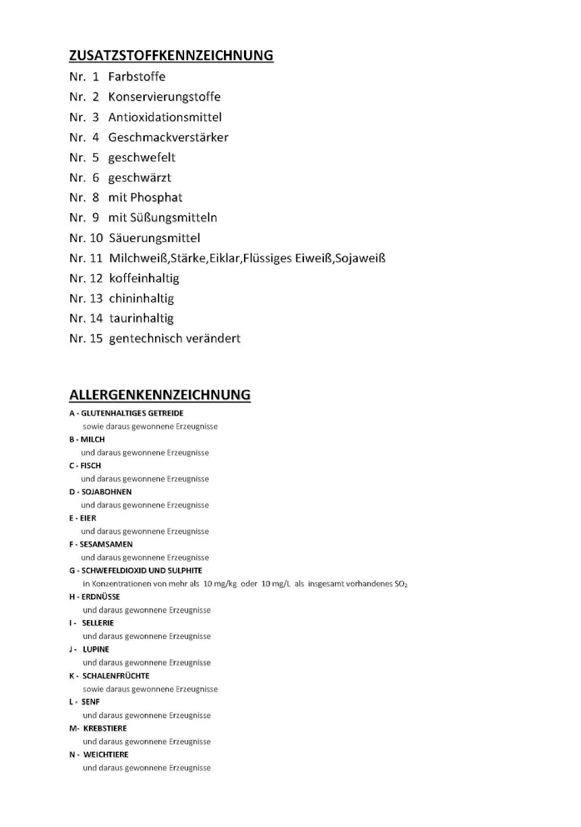 Speisekarte photo 10