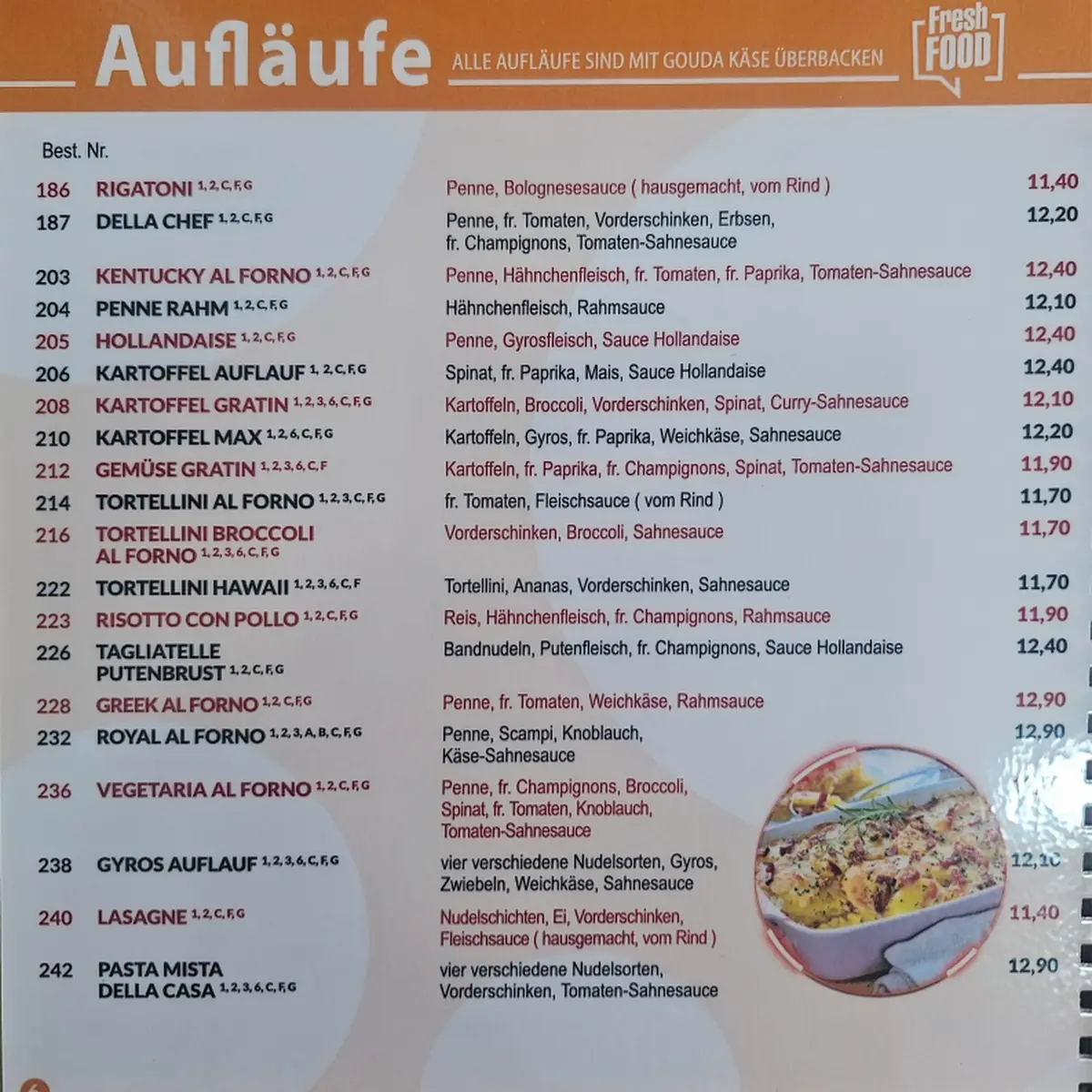 Speisekarte photo 1