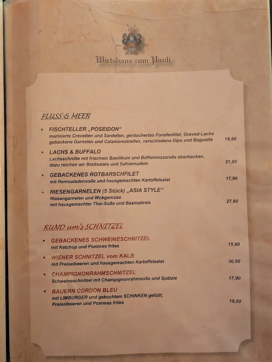 Speisekarte photo 1