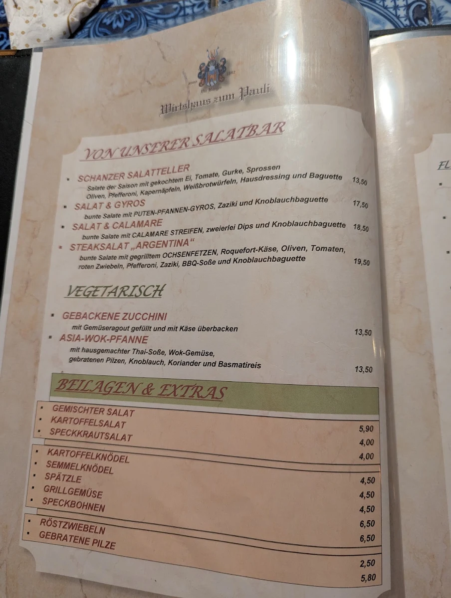 Speisekarte photo 2