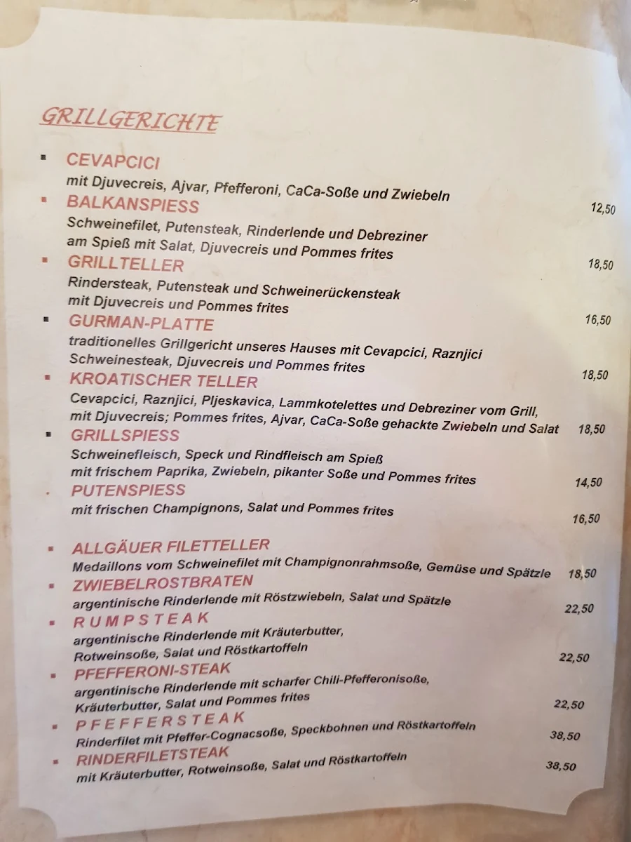 Speisekarte photo 5