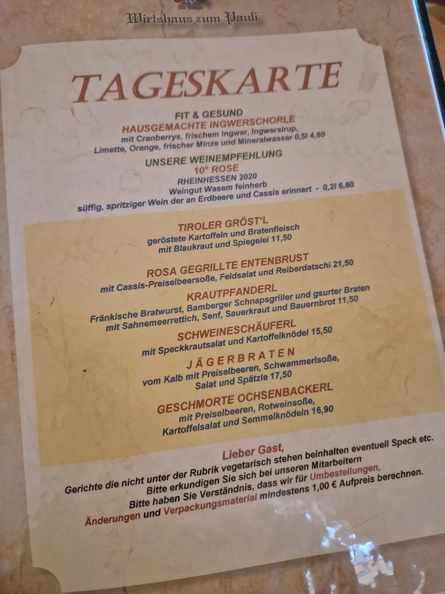 Speisekarte photo 9