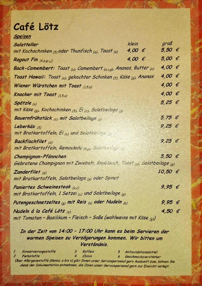 Speisekarte photo 2