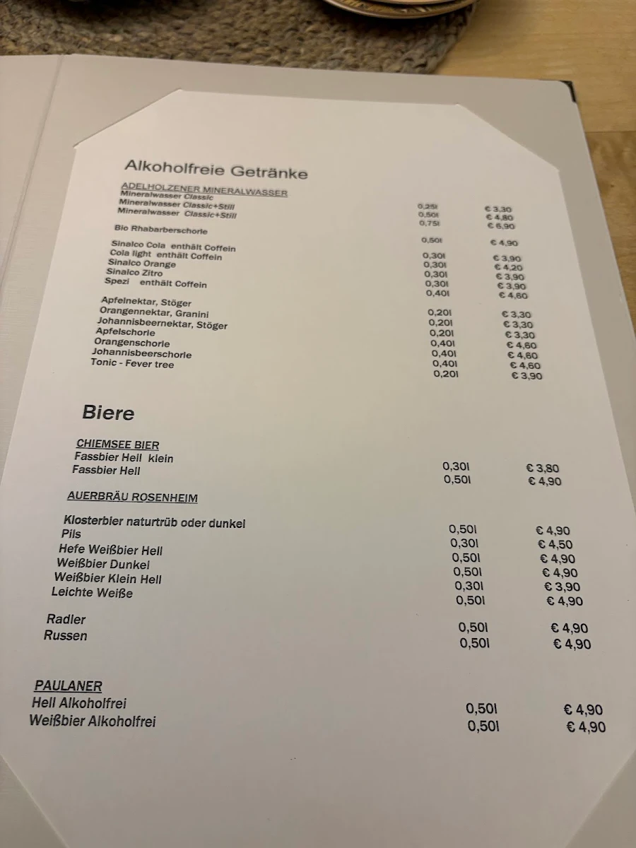 Speisekarte photo 2