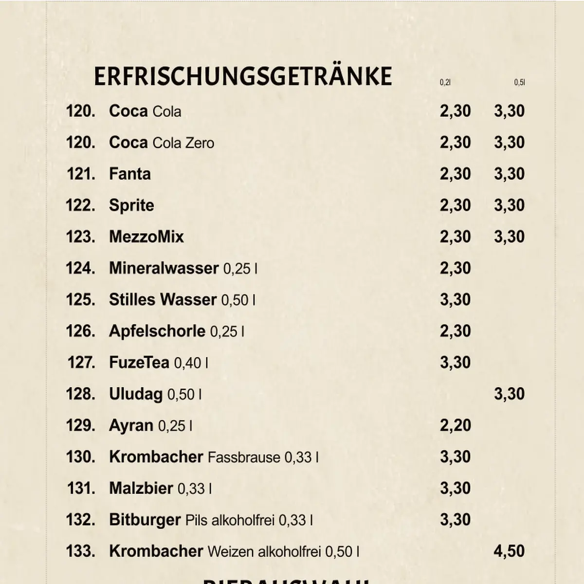 Speisekarte photo 1