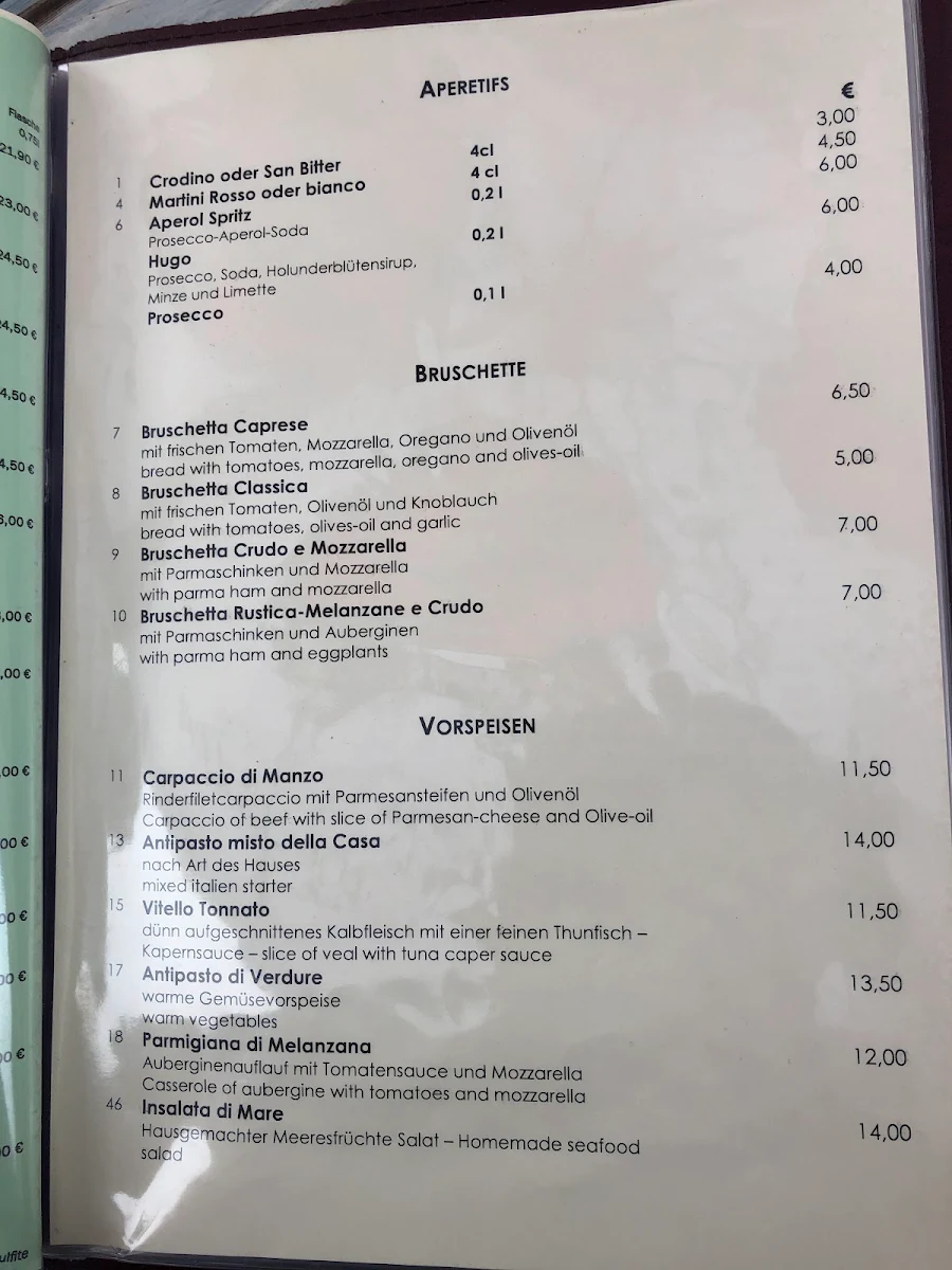Speisekarte photo 2