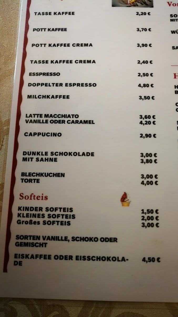 Speisekarte photo 2