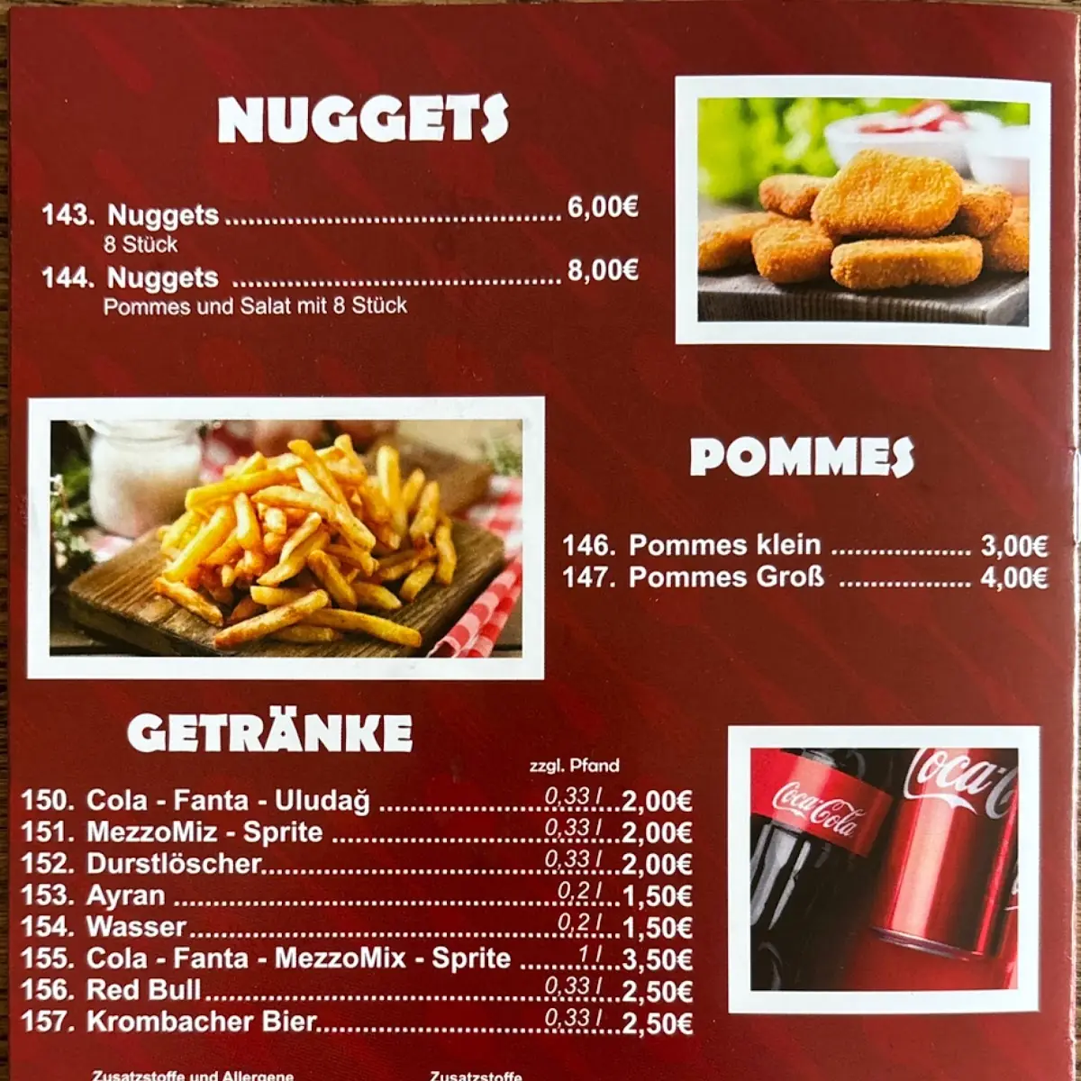 Speisekarte photo 3