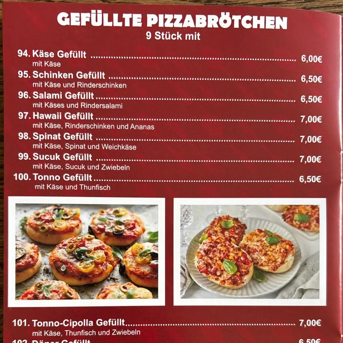 Speisekarte photo 4