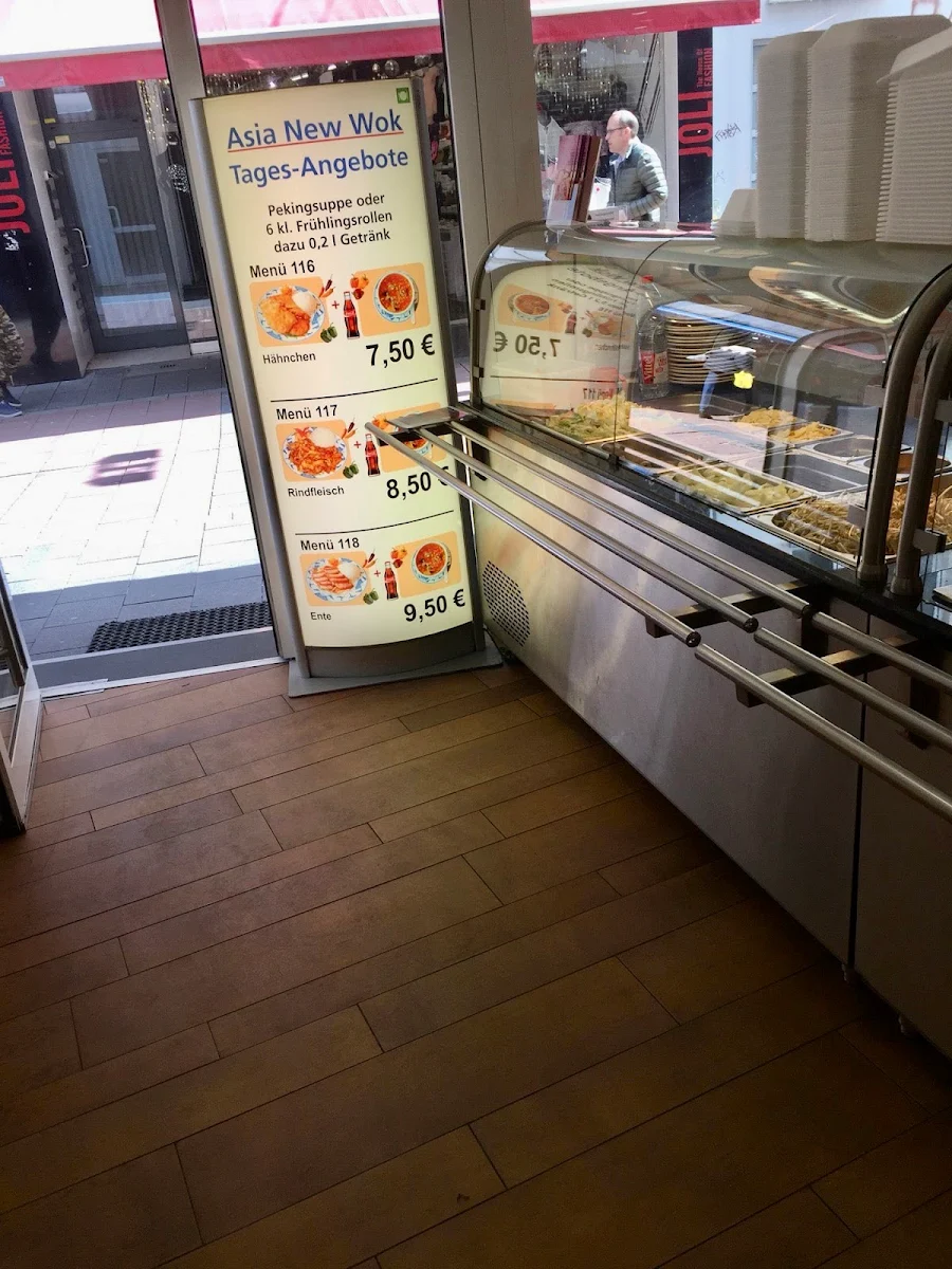 Speisekarte, Asia New Wok