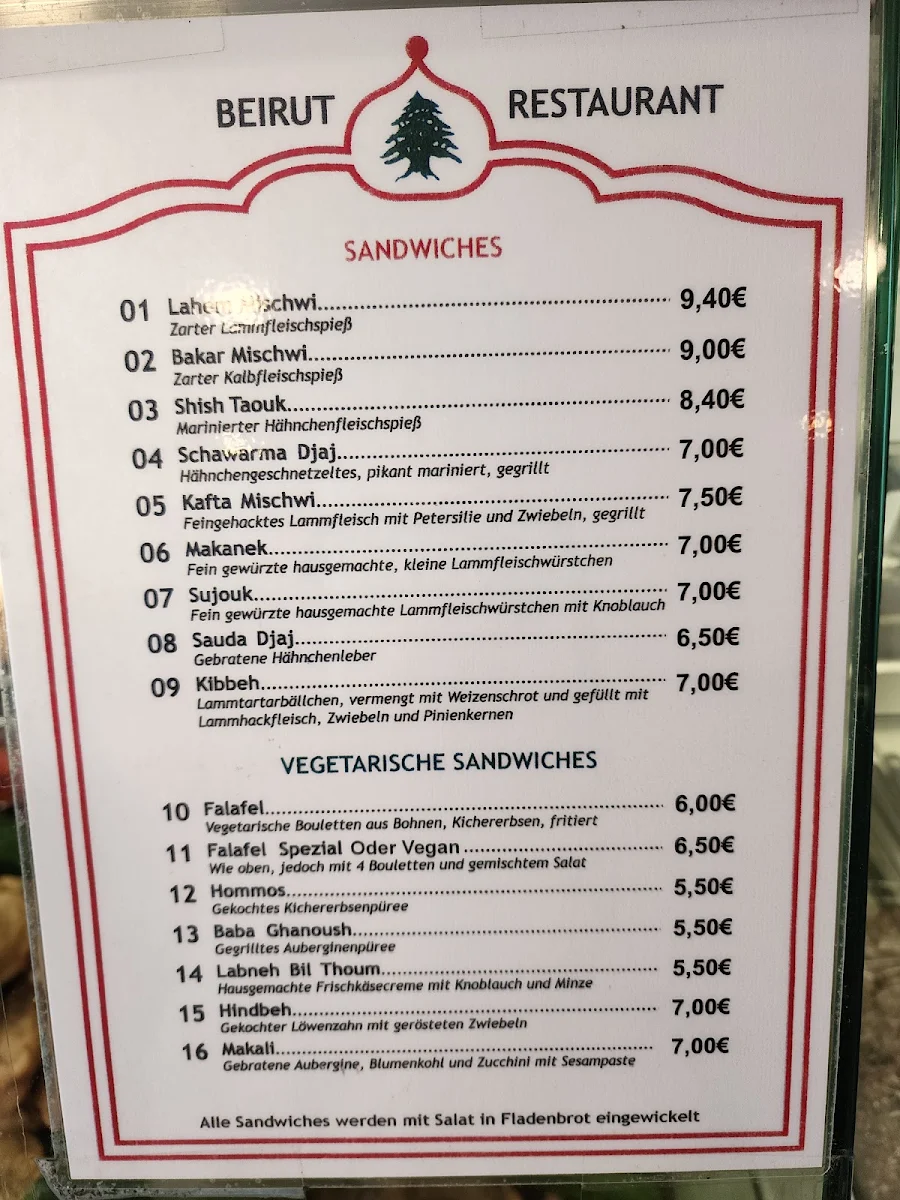 Speisekarte photo 2