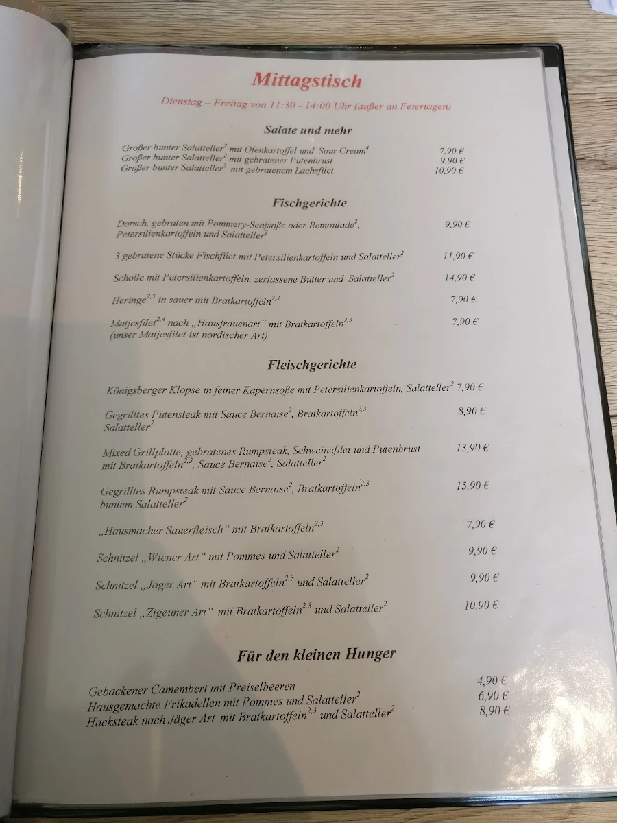 Speisekarte photo 8