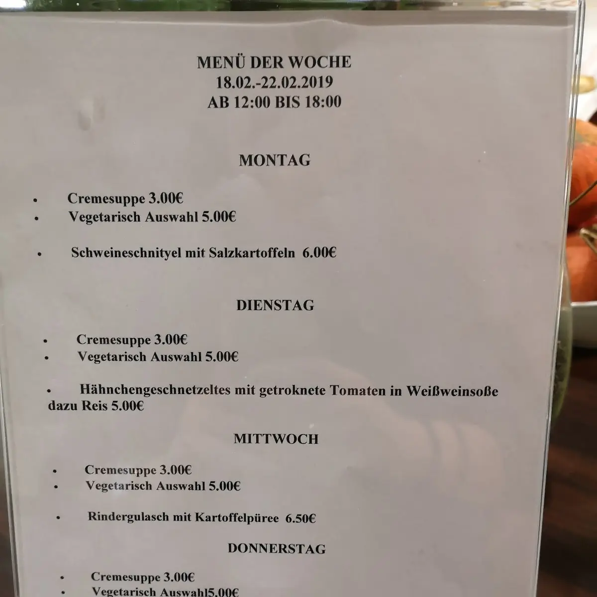 Speisekarte photo 7