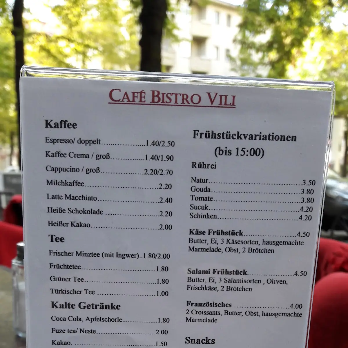 Speisekarte photo 9