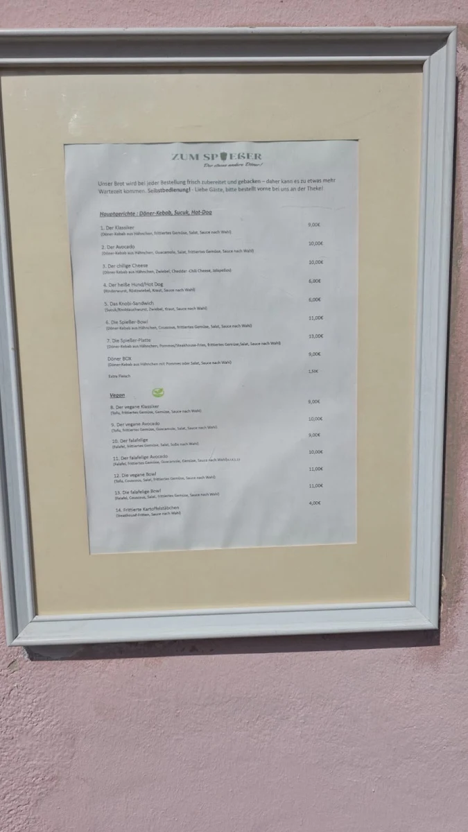 Speisekarte photo 2