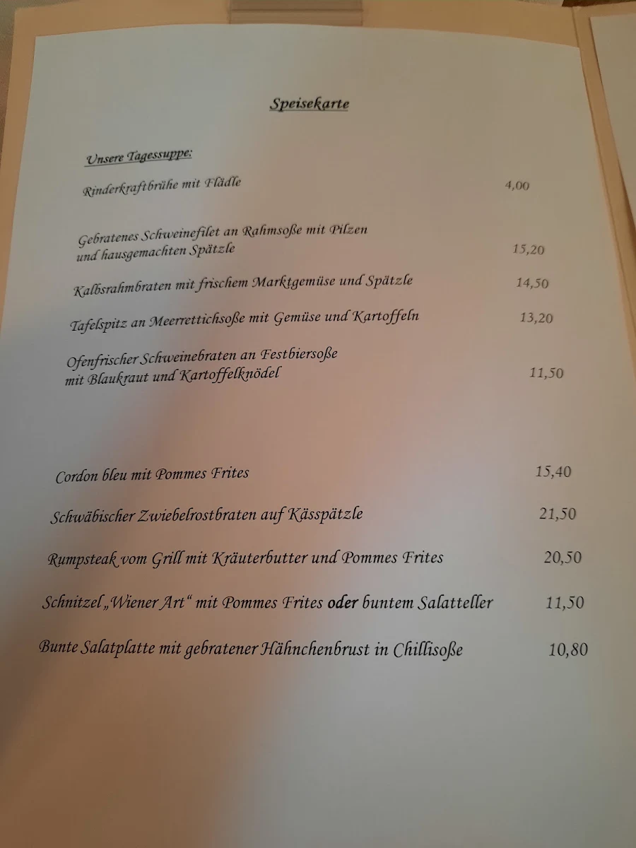 Speisekarte photo 5