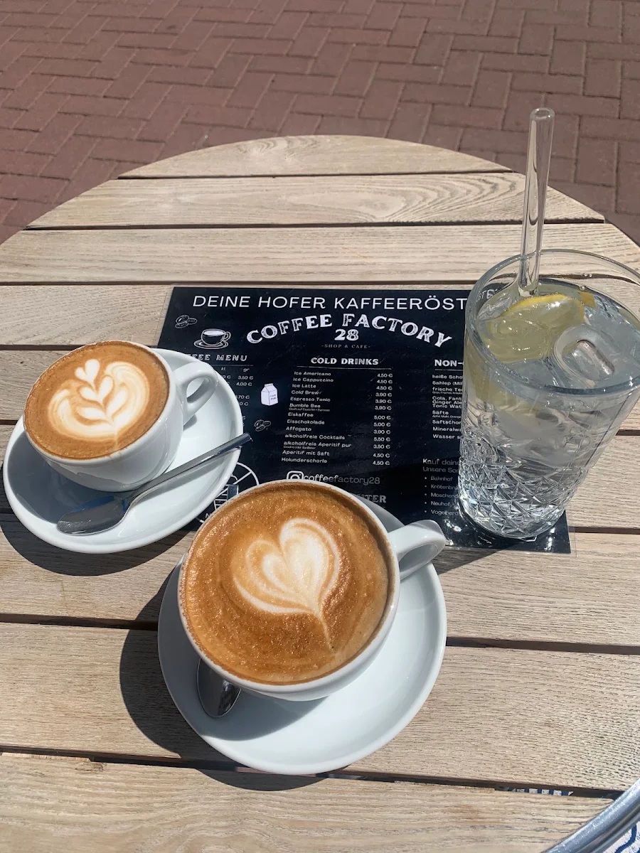 Speisekarte, coffee factory 28