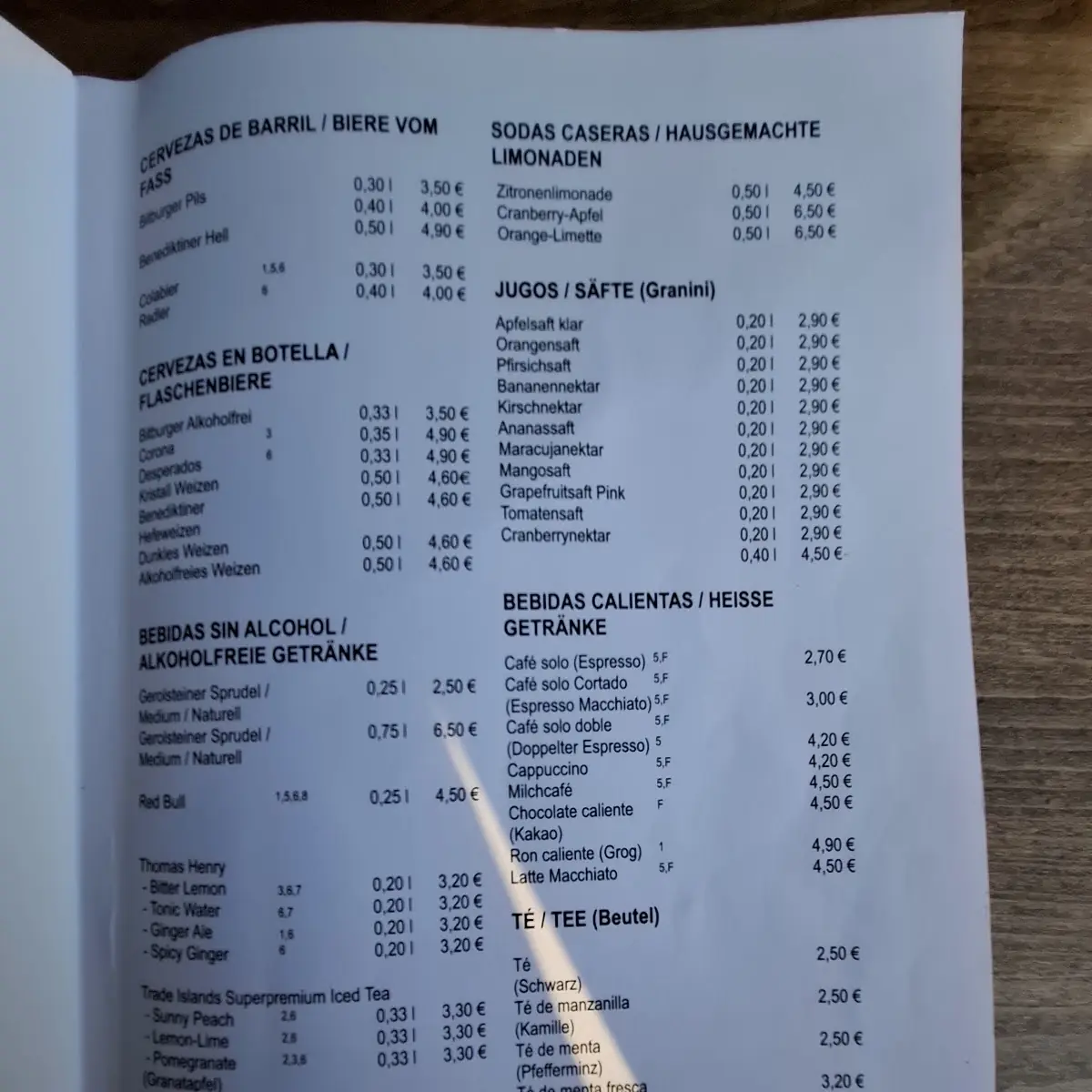 Speisekarte photo 8