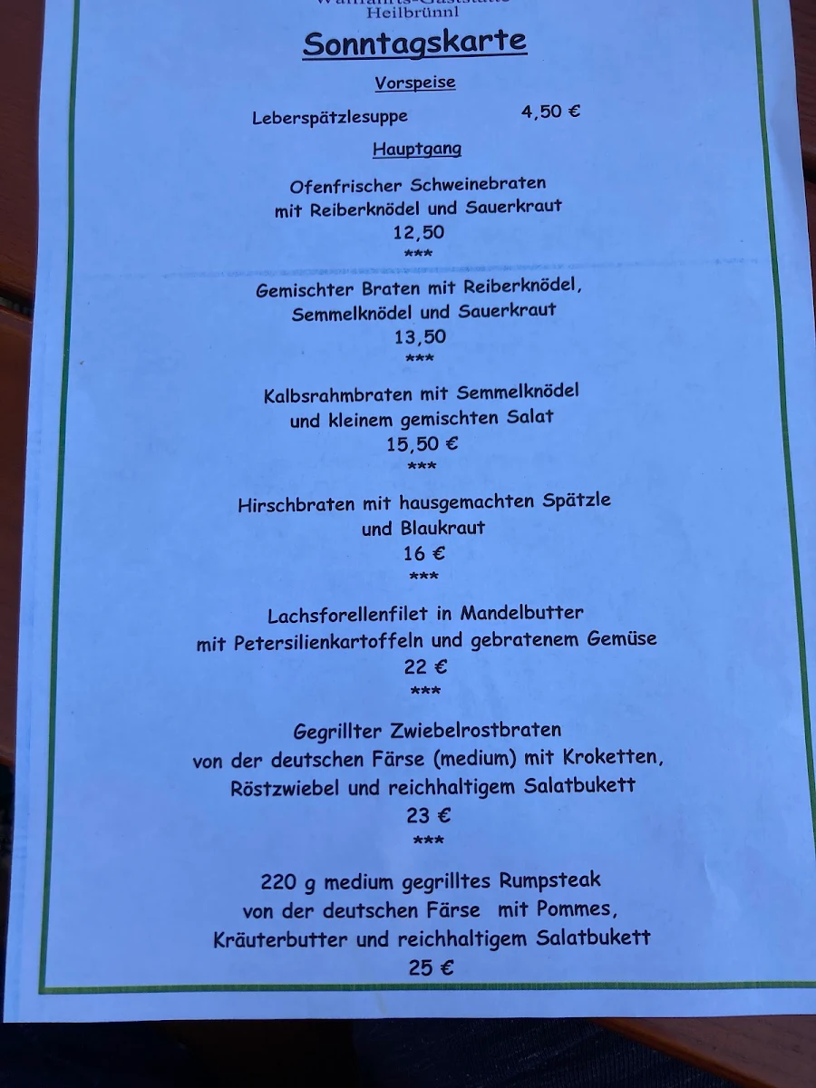 Speisekarte photo 5
