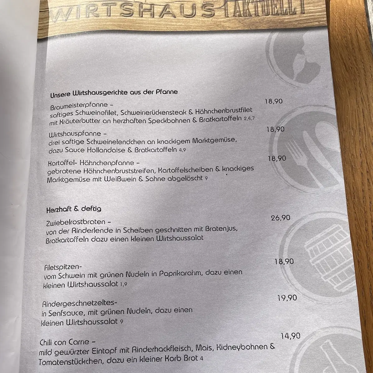 Speisekarte photo 6