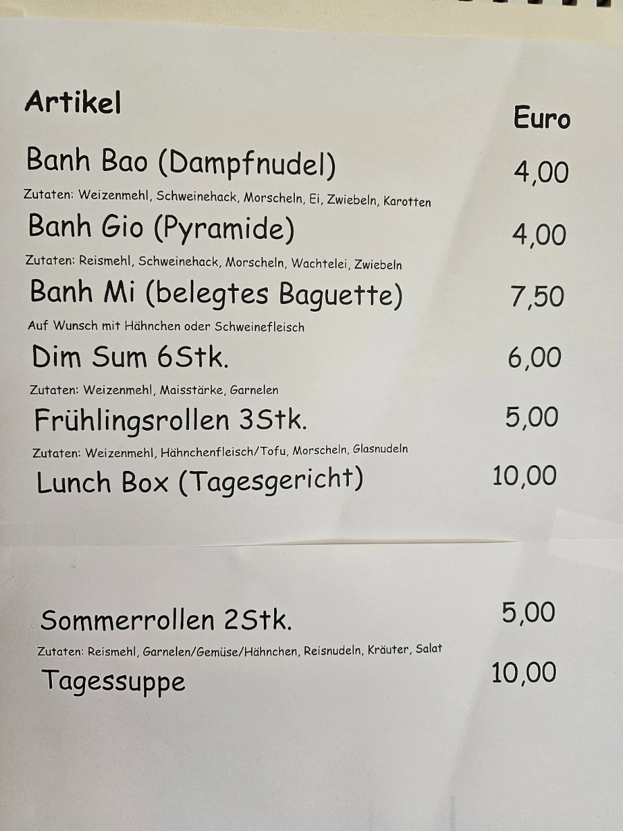 Speisekarte photo 1