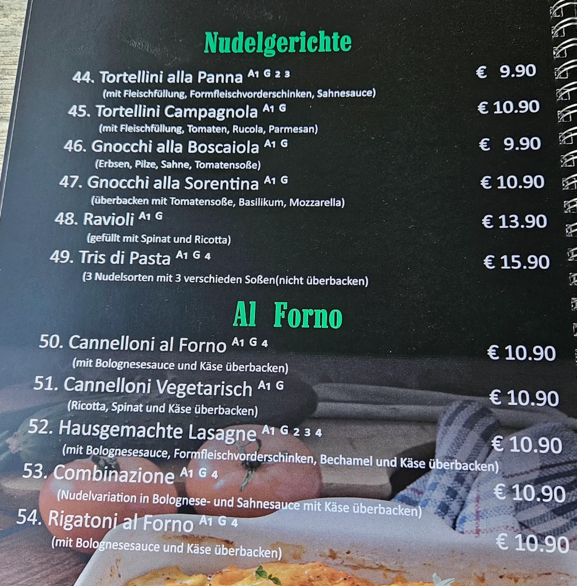 Speisekarte photo 9