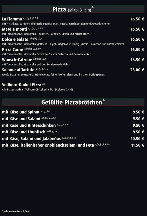 Speisekarte photo 5
