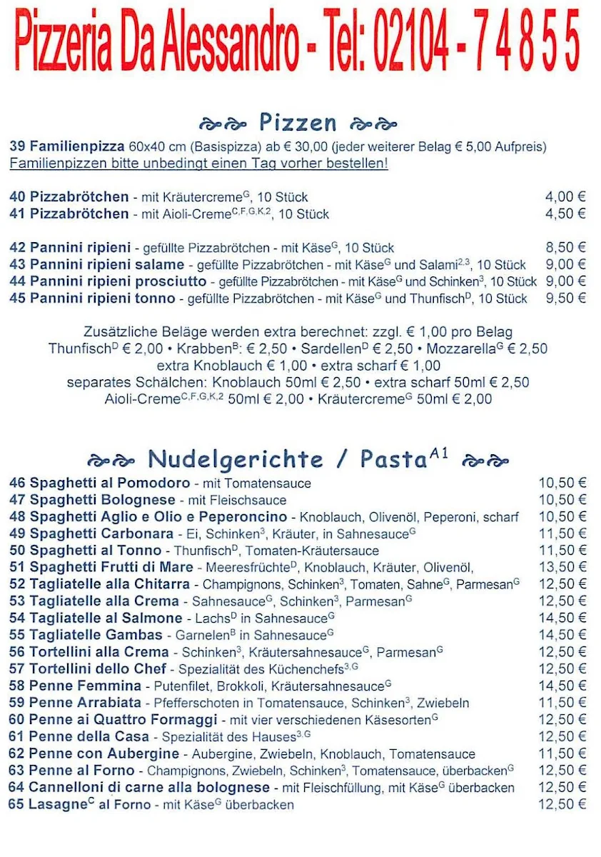 Speisekarte photo 2