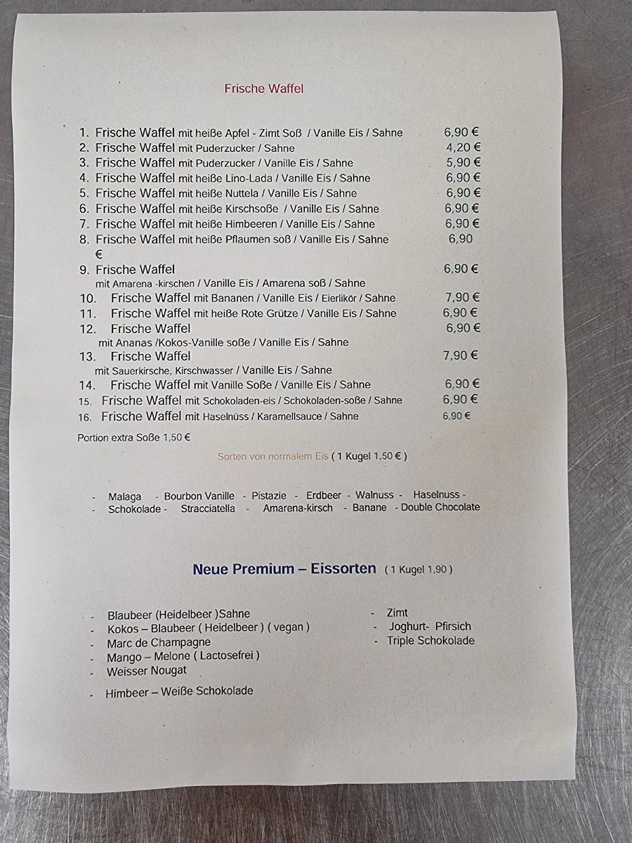 Speisekarte photo 3