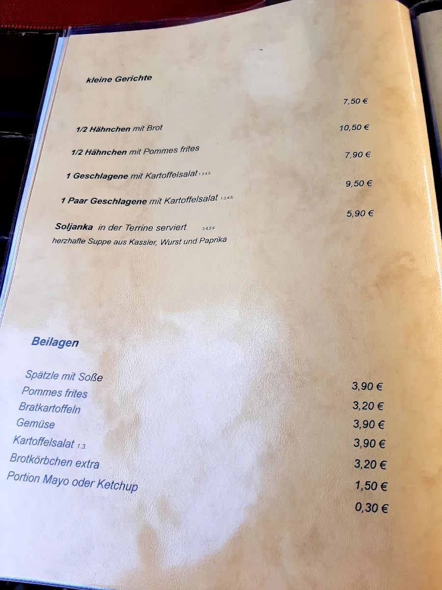 Speisekarte photo 2