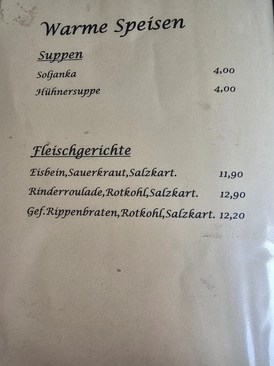 Speisekarte photo 2