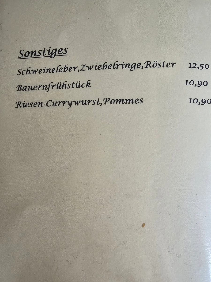 Speisekarte photo 4