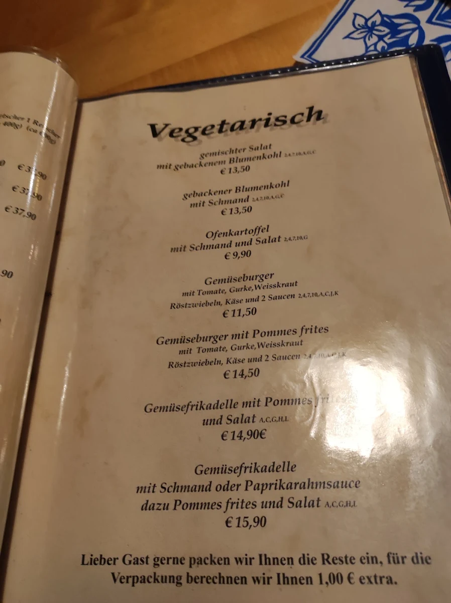 Speisekarte photo 1