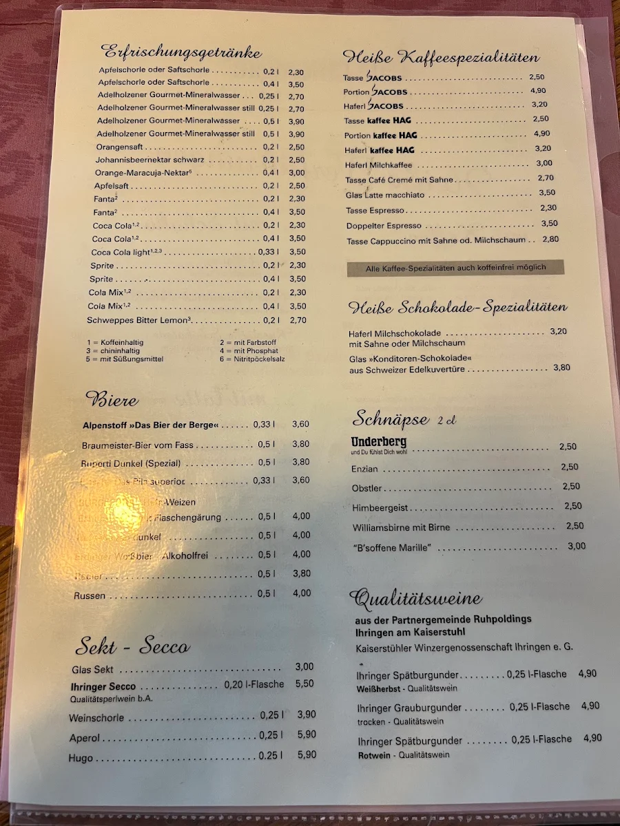 Speisekarte photo 4