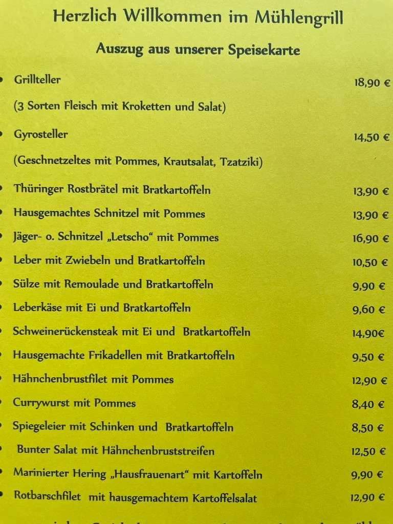 Speisekarte photo 1
