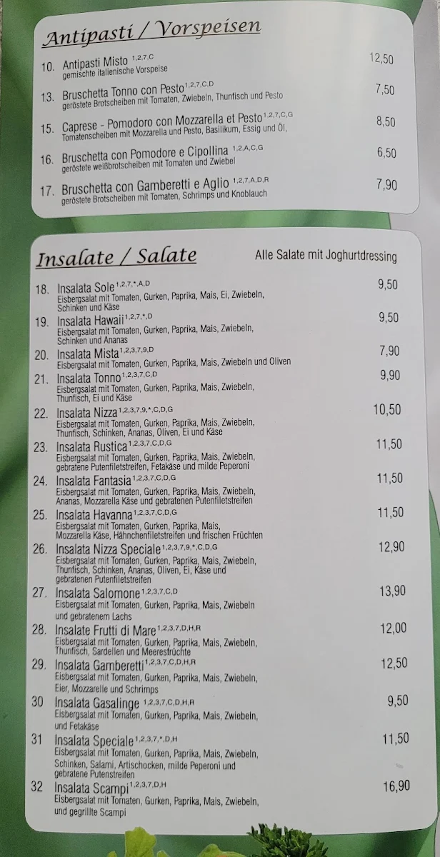 Speisekarte photo 2