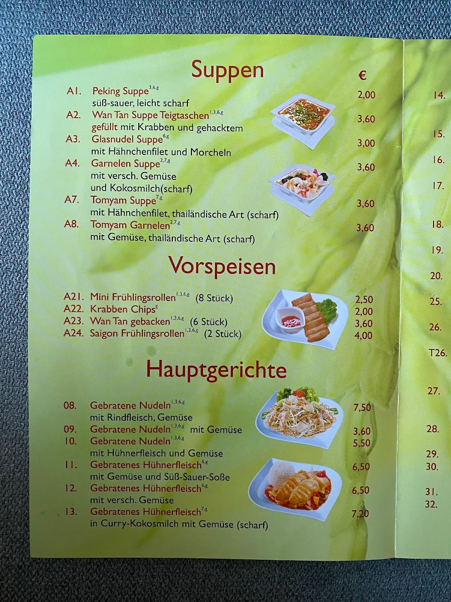 Speisekarte photo 4