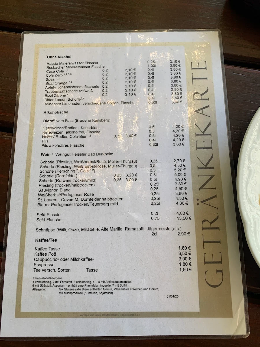 Speisekarte photo 2