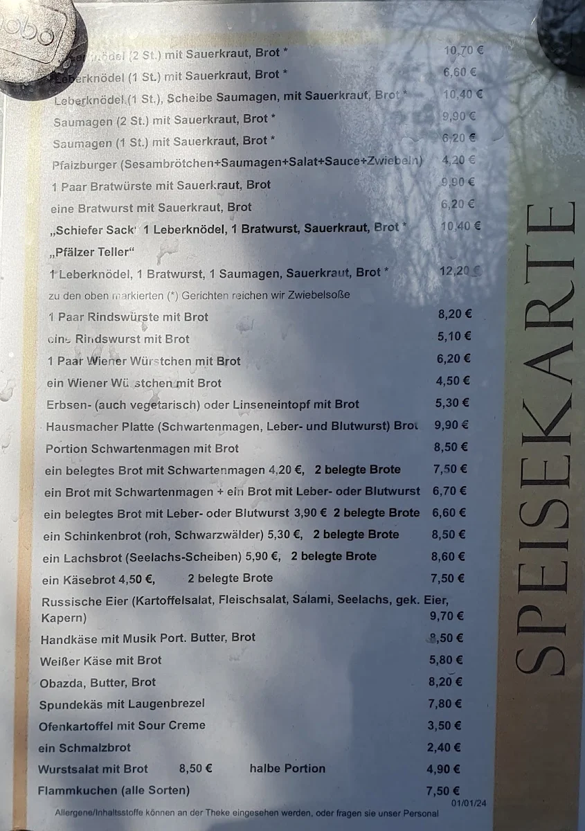 Speisekarte photo 4