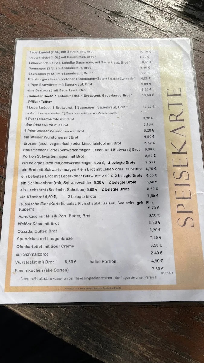 Speisekarte photo 6