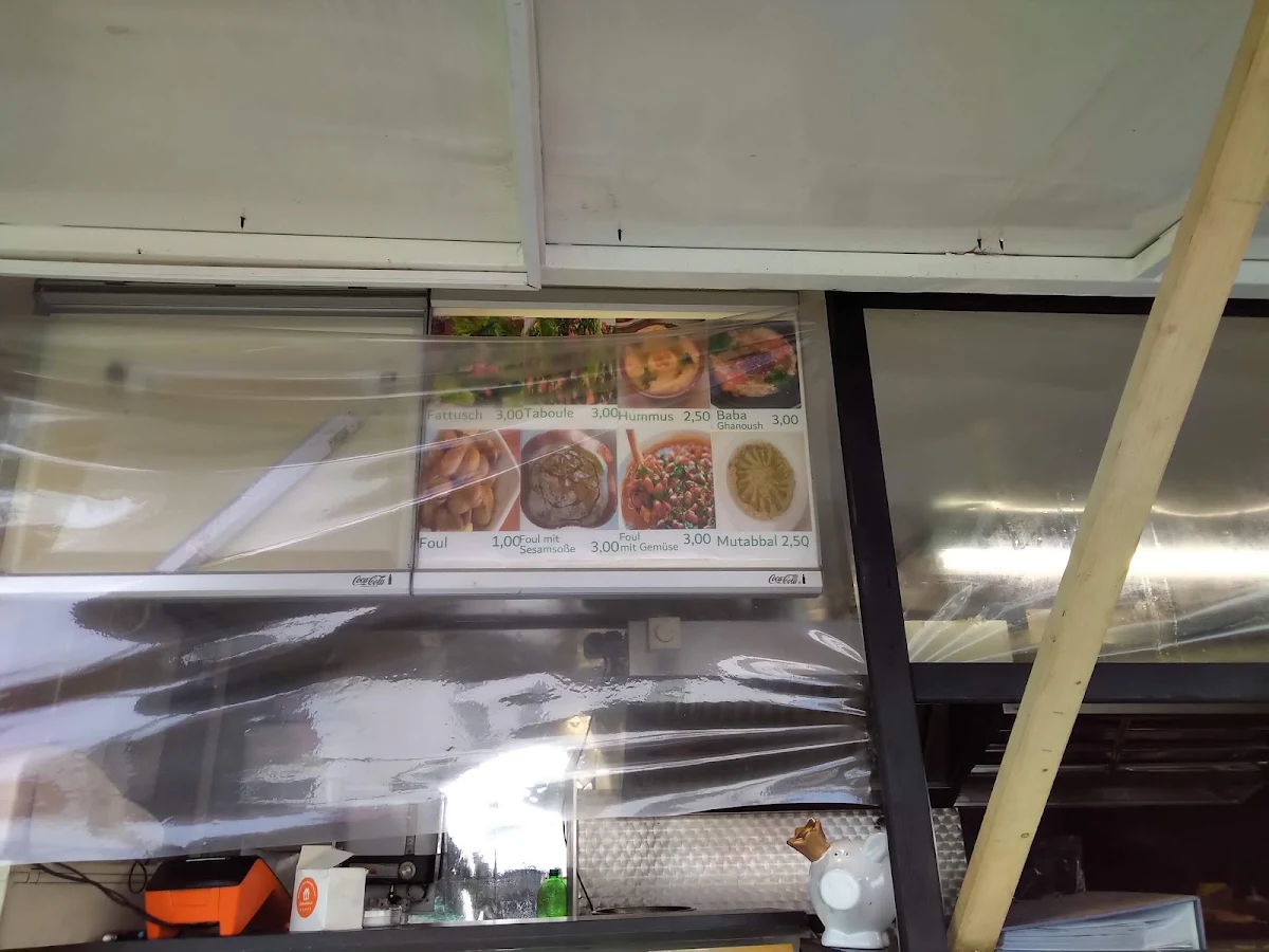 Speisekarte, Falafel Schlüchtern