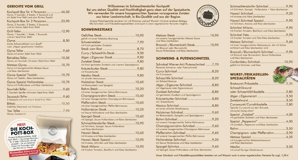 Speisekarte photo 2