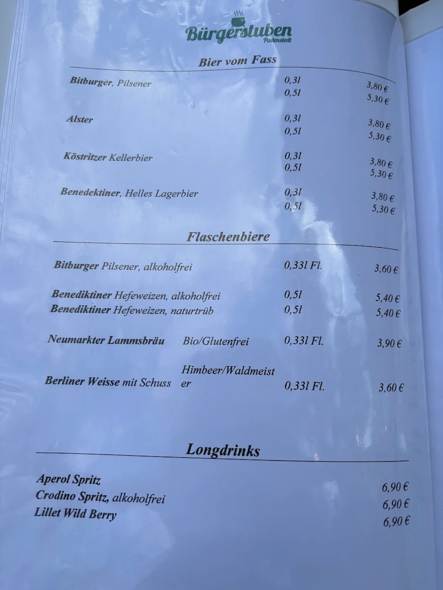 Speisekarte photo 1